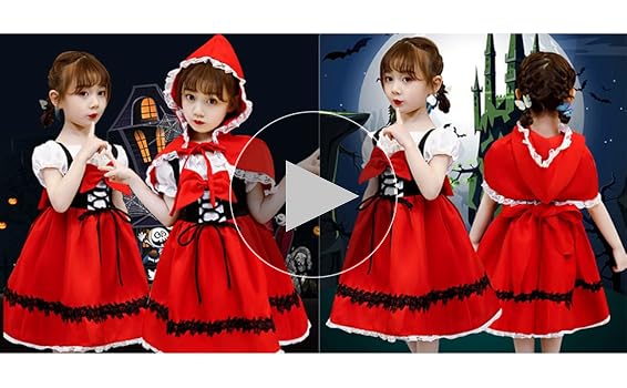 Amazon.co.jp: [cnstone] ハロウィン 衣装 子供 女の子 赤ずきん
